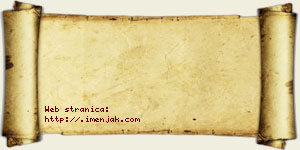 Andjelina Erkić vizit kartica